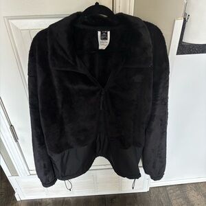 Womens North Face Half Zip Pullover Size XXL Black nwot